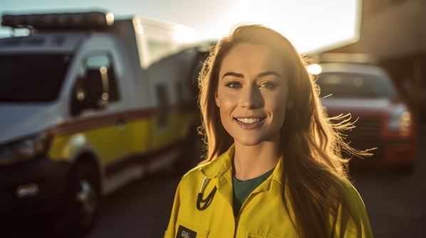 emt_hero_woman_standing_in_front_of_ambulance